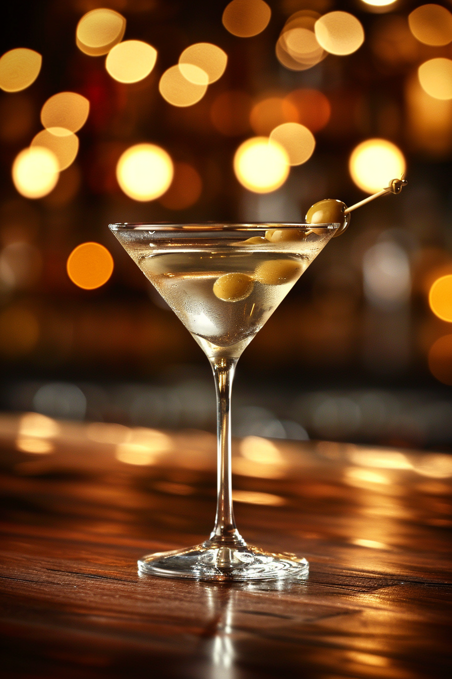 Dry Martini Preparation