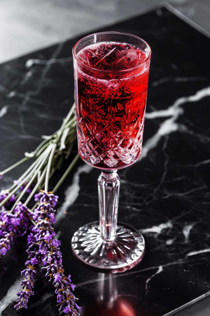 Red Wine Spritzer Preparation