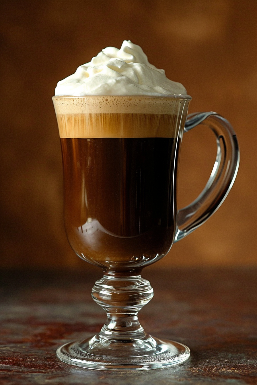 Vodka Irish Coffee Cocktail Recipe