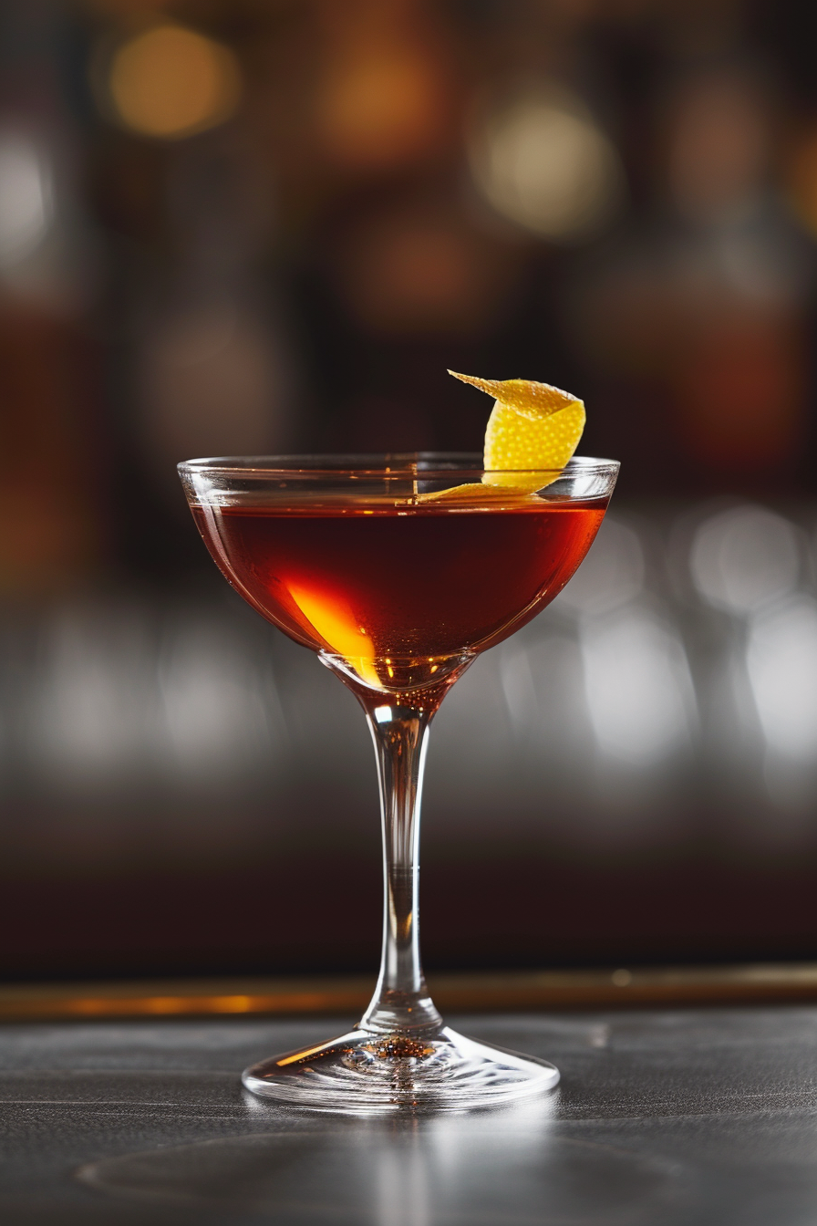 Dubonnet Cocktail Served