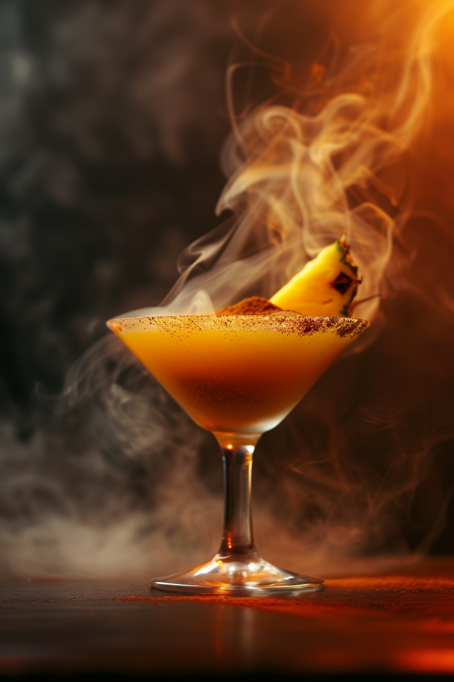 Elevated Humo Loco Cocktail