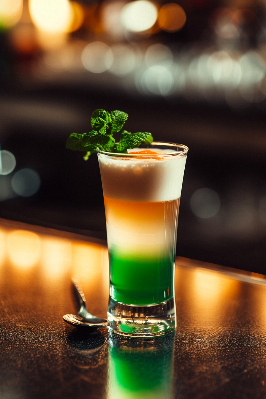 Irish Flag Cocktail