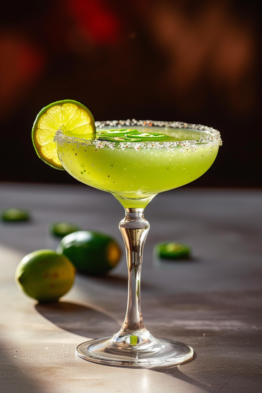 Jalapeno Margarita Glass