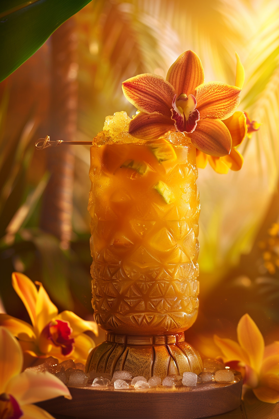 Tropical Itch Cocktail Served