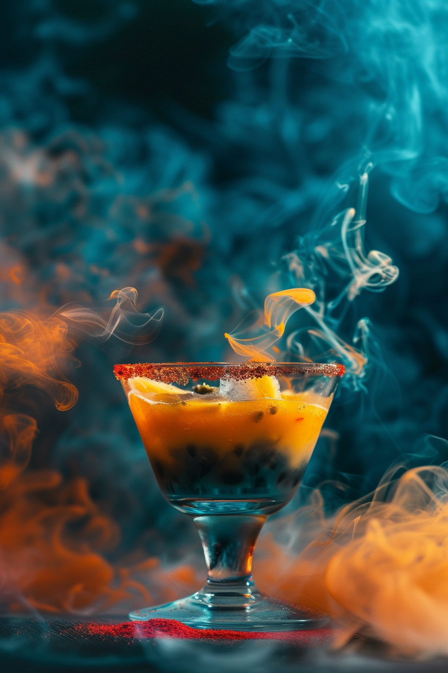 Humo Loco Cocktail Preparation