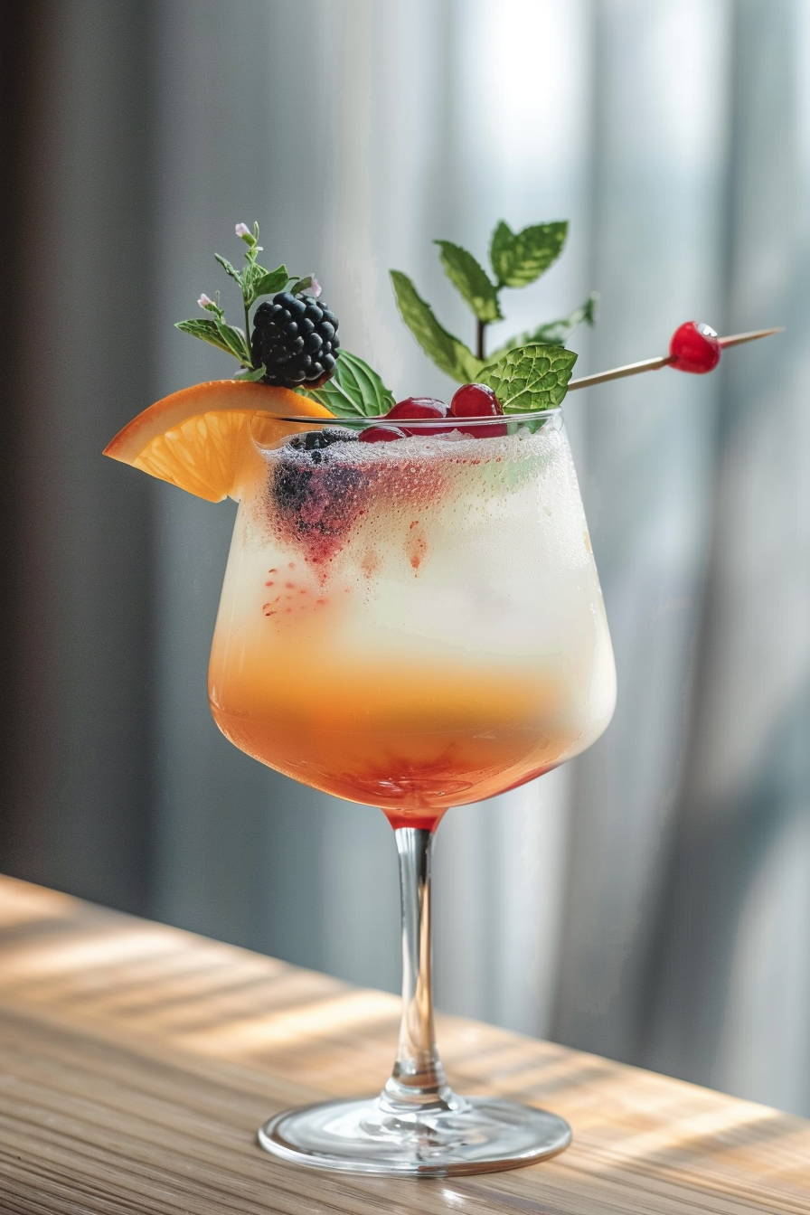 Sake Sangria Cocktail