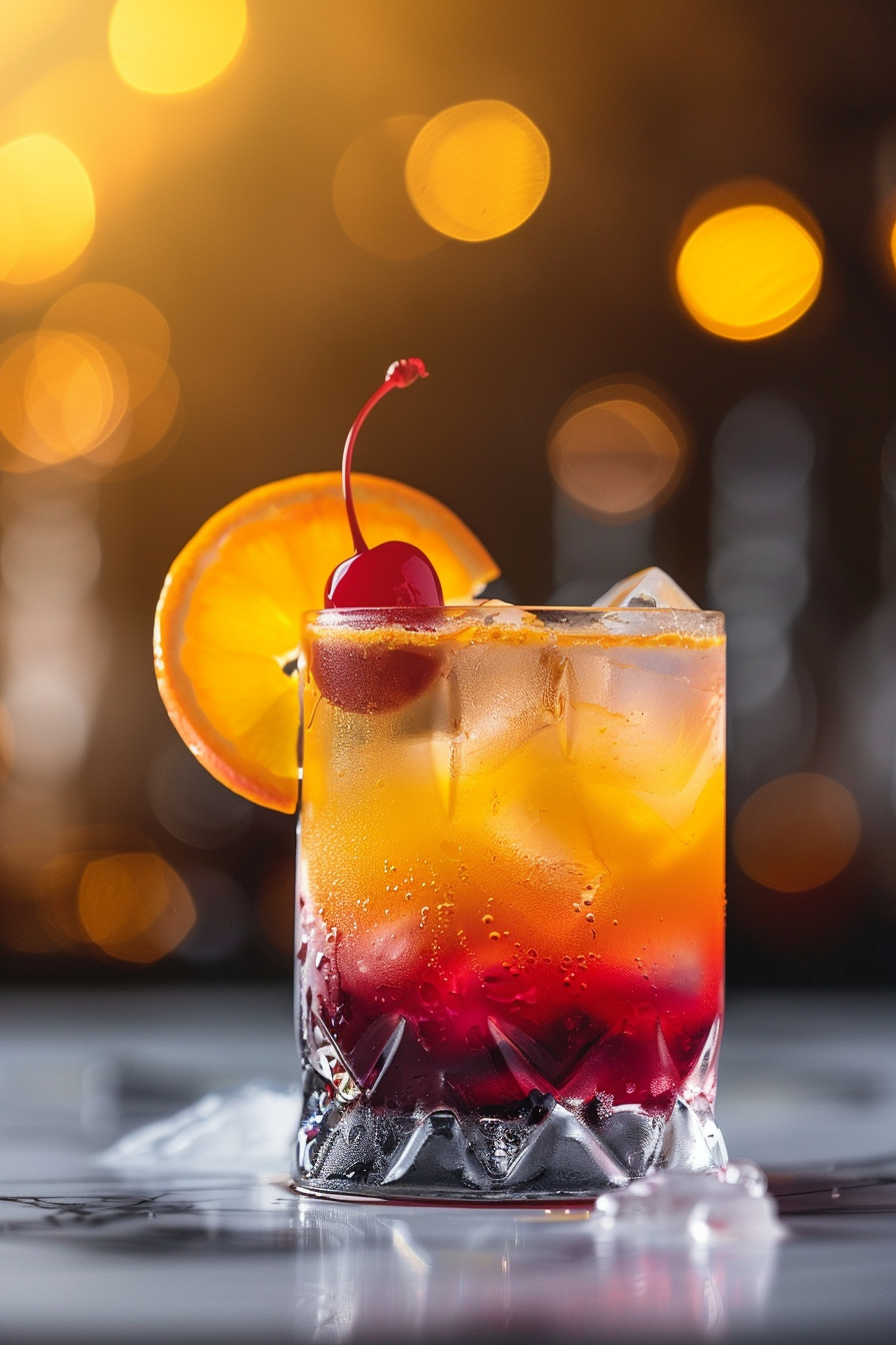 Tequila Sunset Cocktail