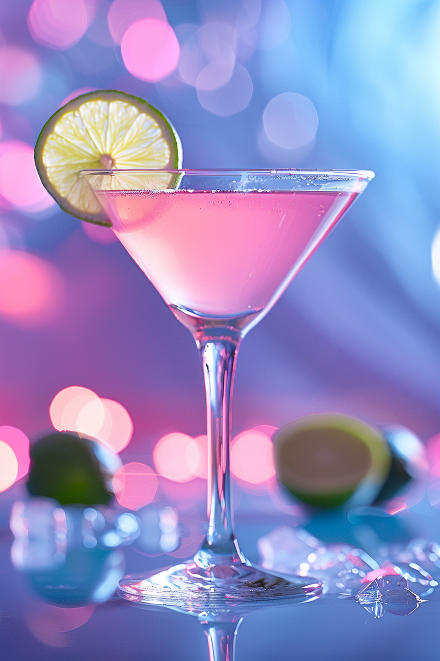 Cosmopolitan Cocktail Serving Suggestion