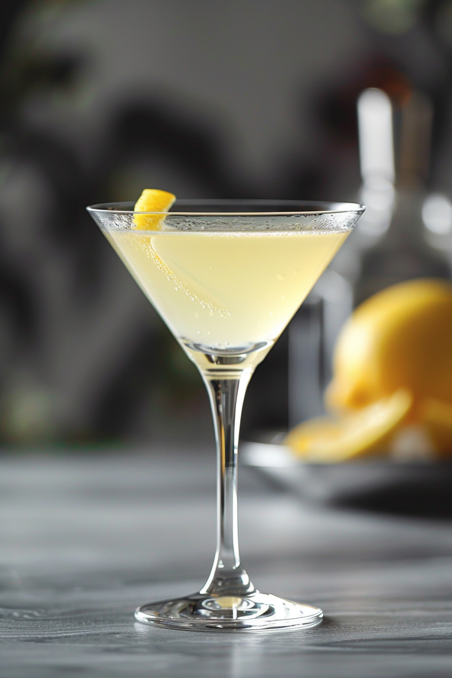 Lemon Sake-tini Cocktail