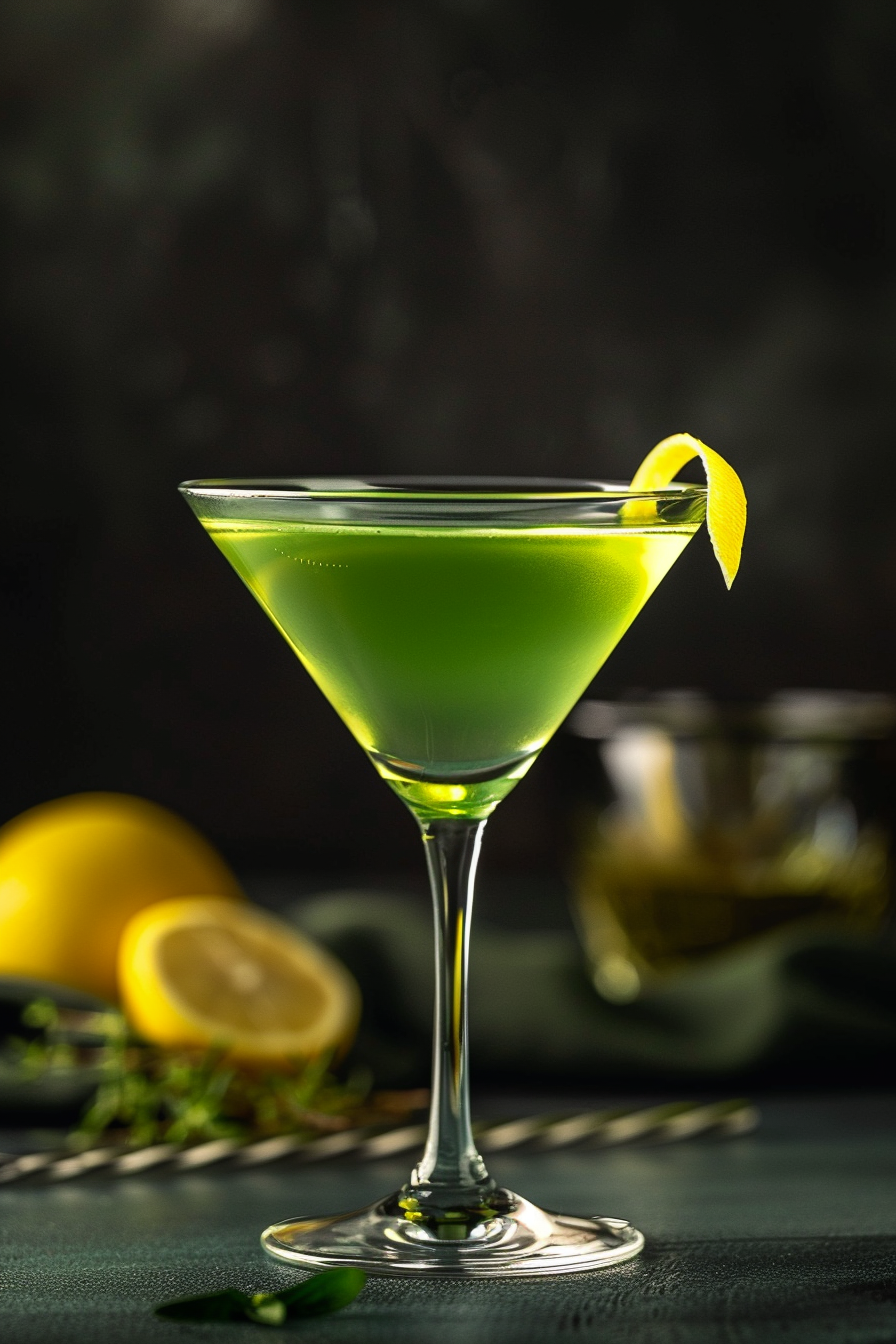 Absinthe Minded Martini Cocktail