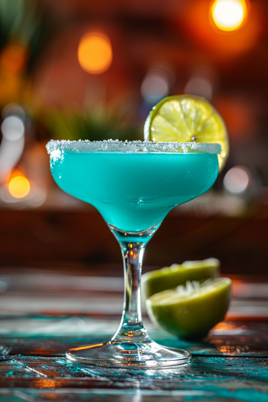 Blue Margarita Preparation