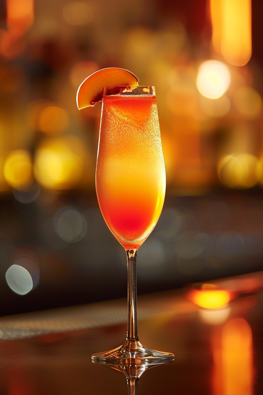 Bitter Bellini Garnish