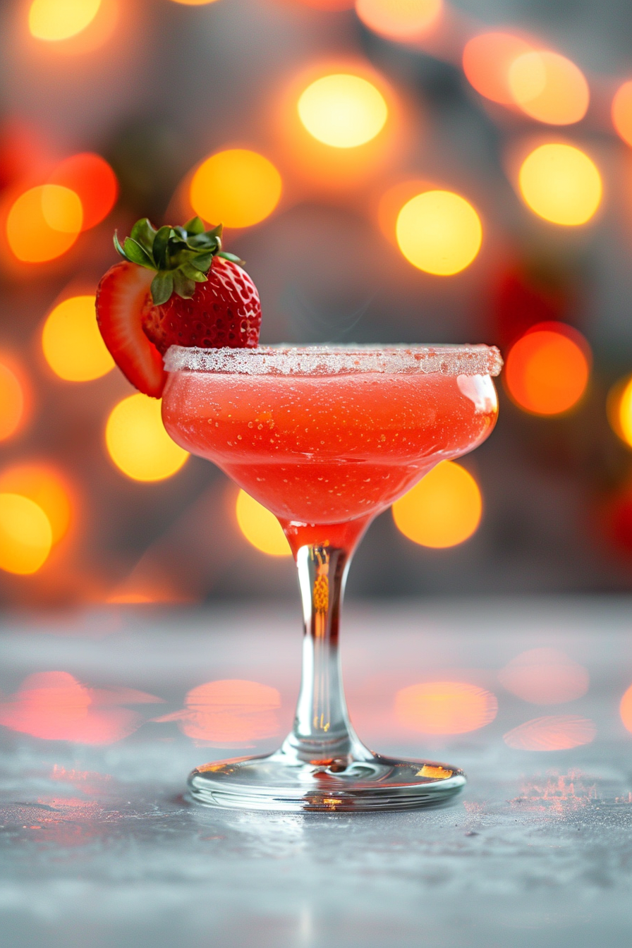 Strawberry Daiquiri Glass