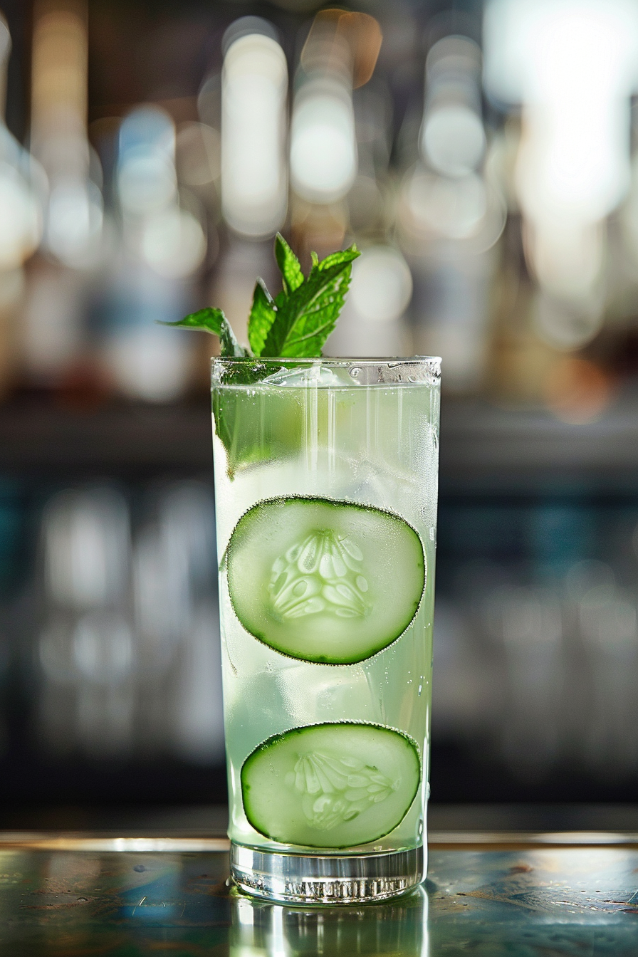 Cucumber Sake Cooler Cocktail