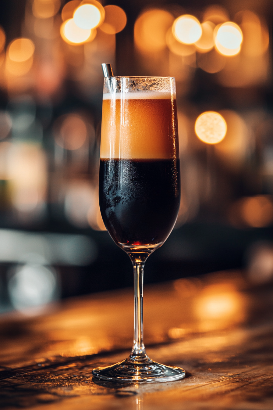 Black Velvet Cocktail