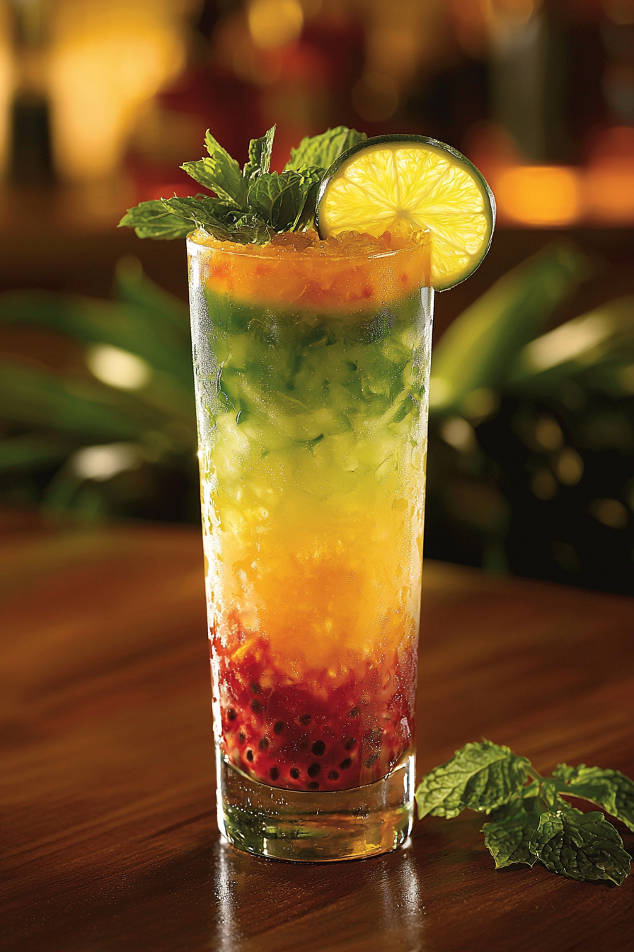 Tropical Brazilian Cocktail