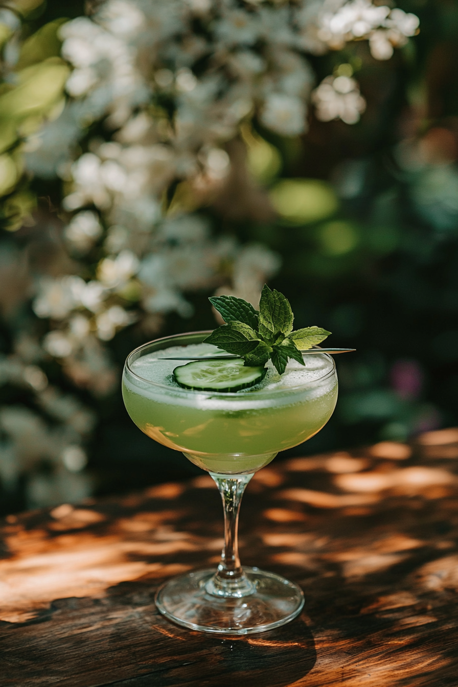 Elevated English Garden Cocktail