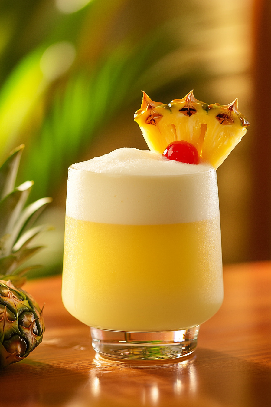 Elevated Pineapple Pisco Sour