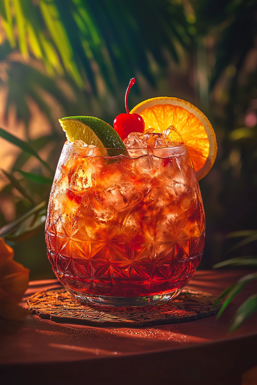 Elevated Tiki Lover's Rum Punch