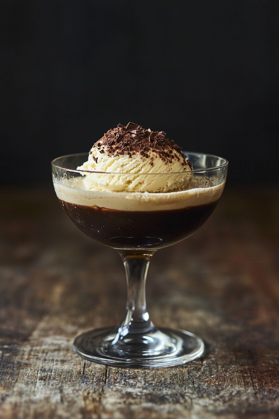 Vodka Affogato Serving Suggestion