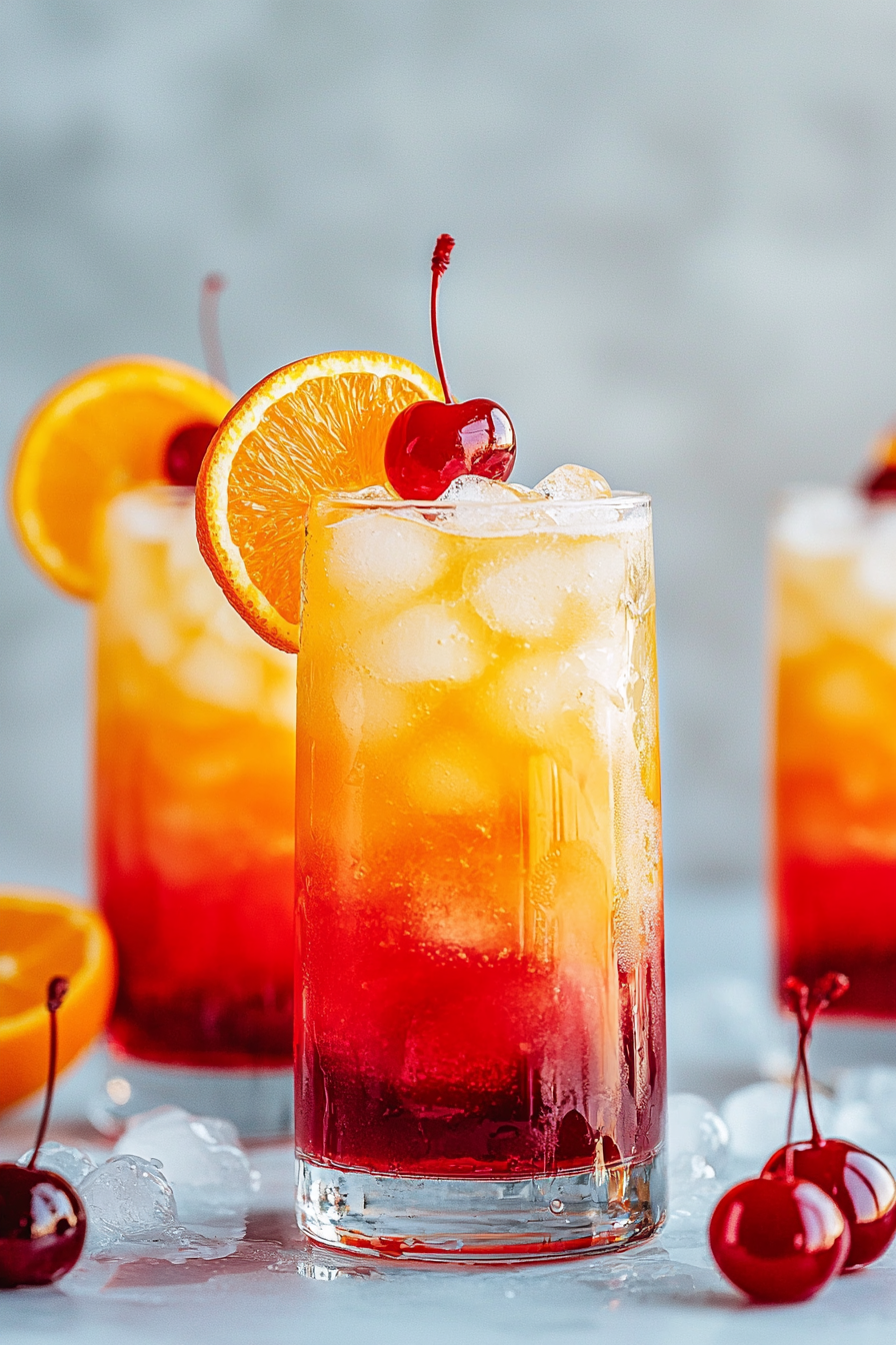 Elevated Vodka Tequila Sunrise