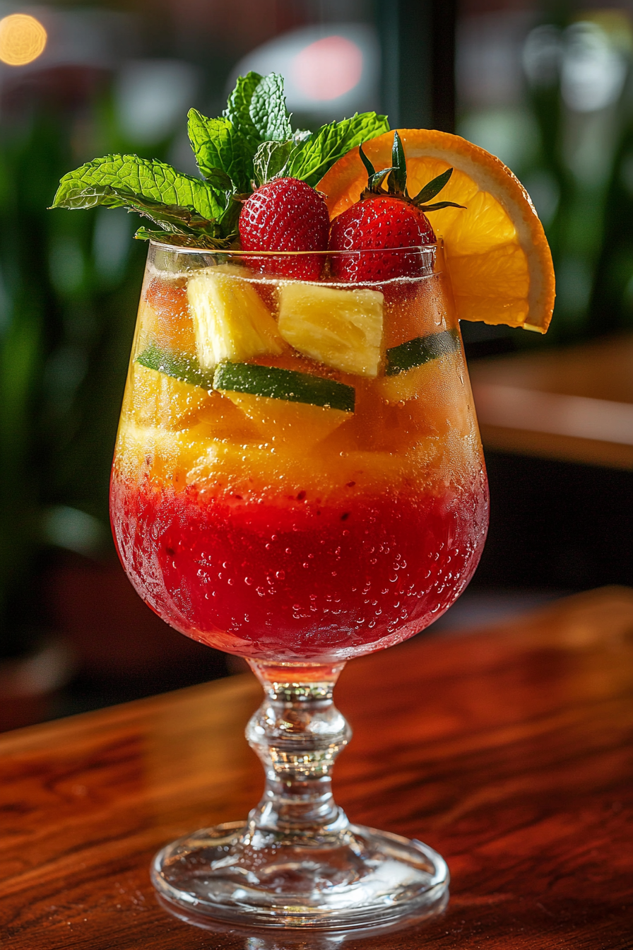 Brazilian Sangria Cocktail