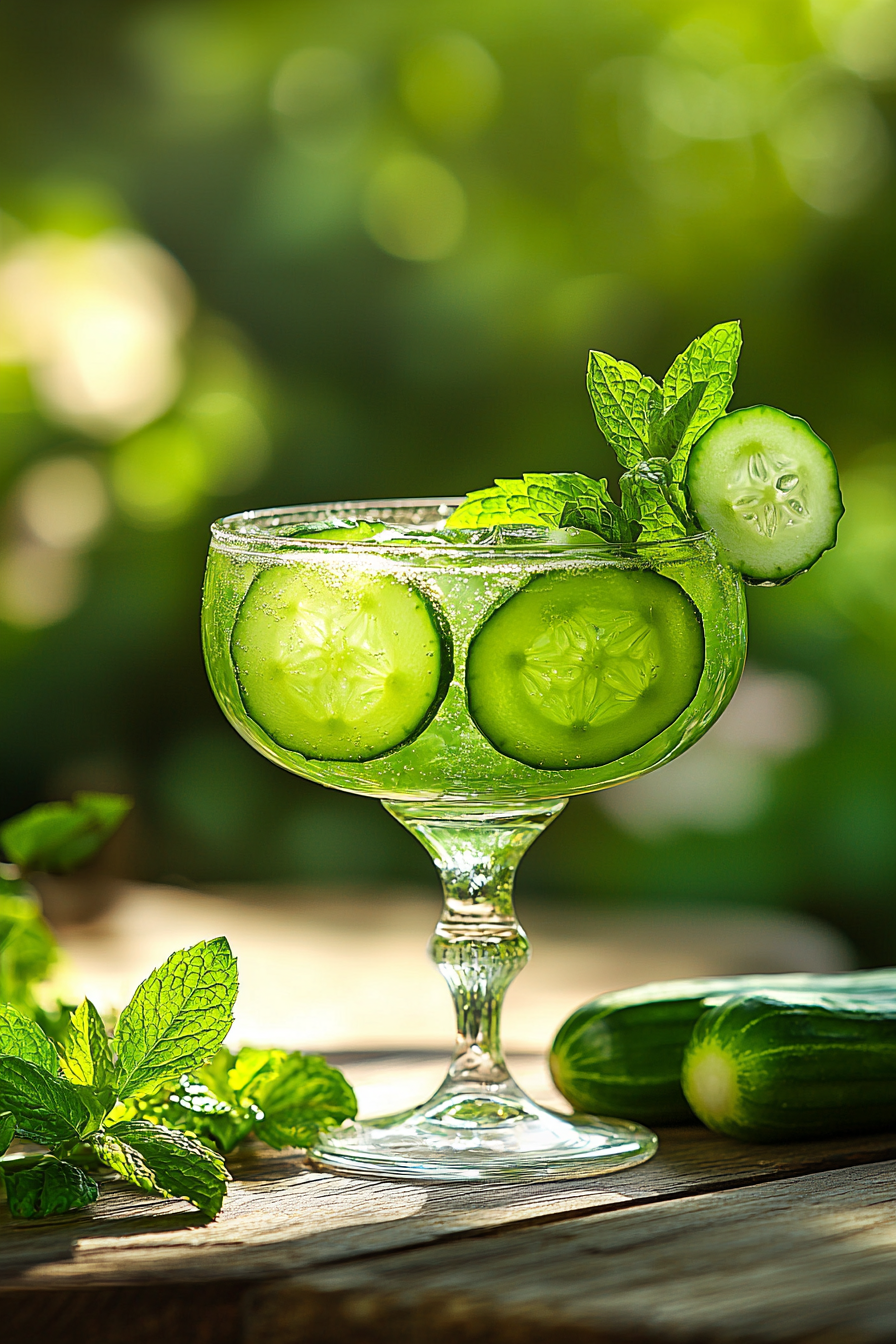 Ingredients for English Garden Cocktail