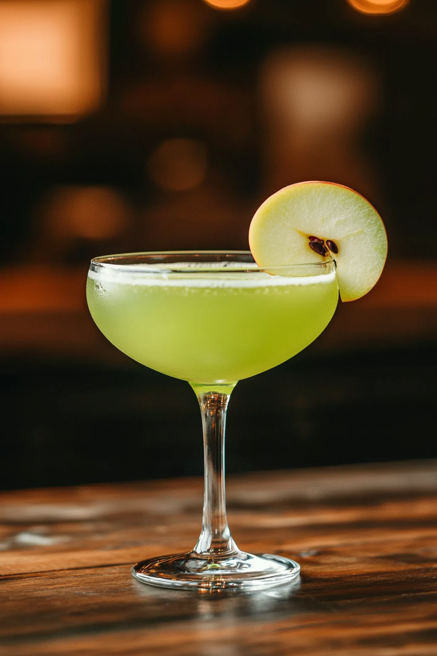 Elevated Vodka Sour Apple Martini