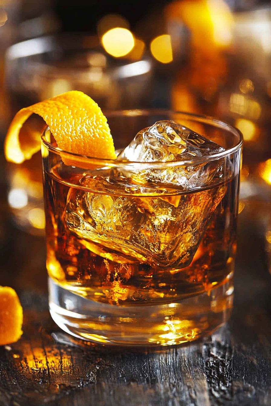 Bitter Old Fashioned Cocktail