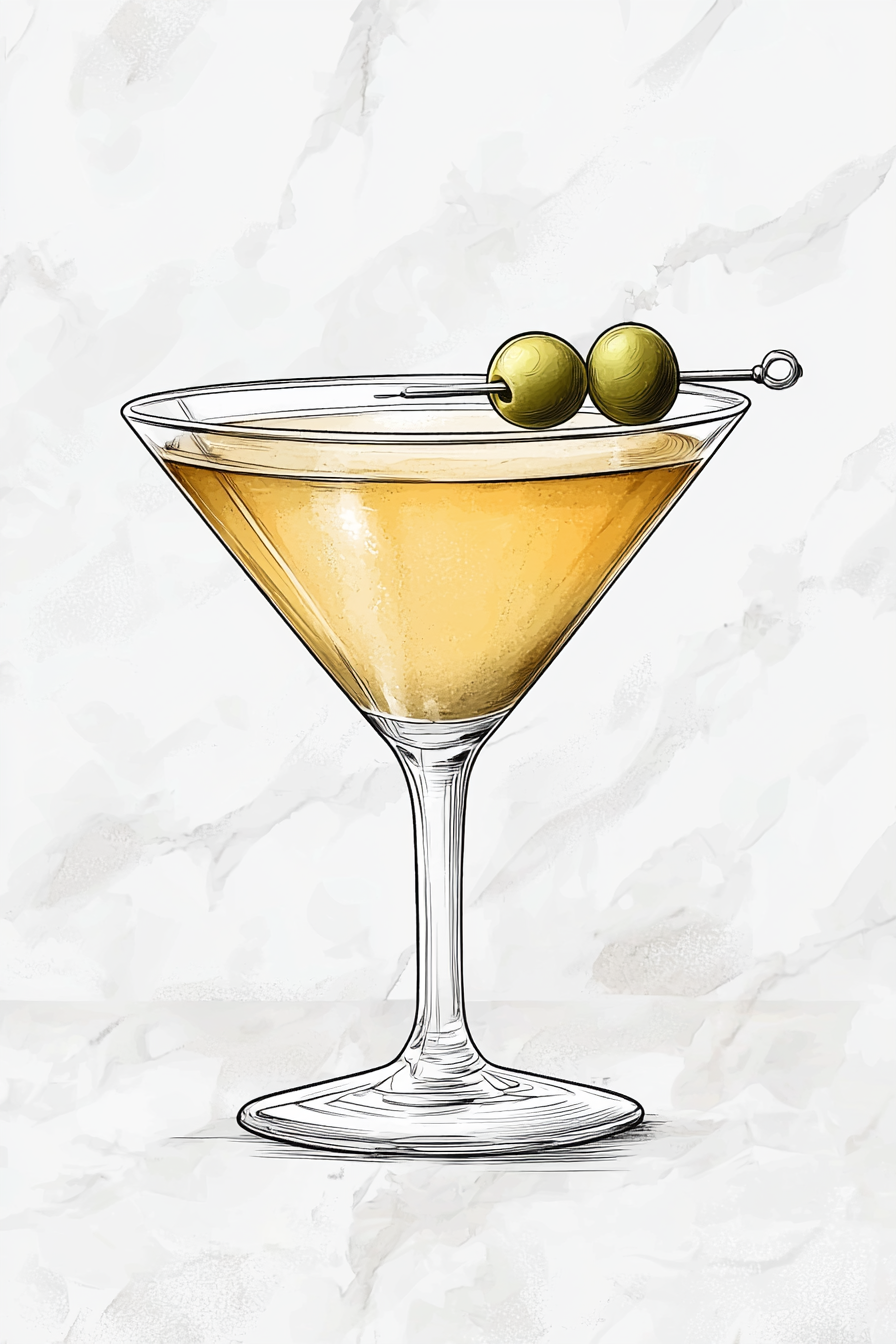 Dirty Martini Cocktail