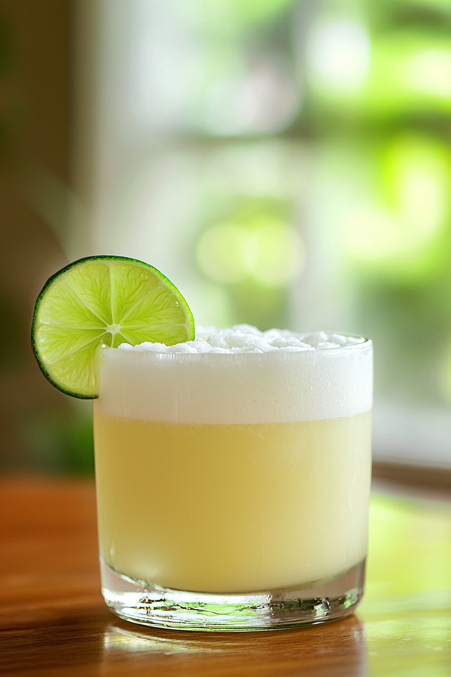 Rum Sour Cocktail