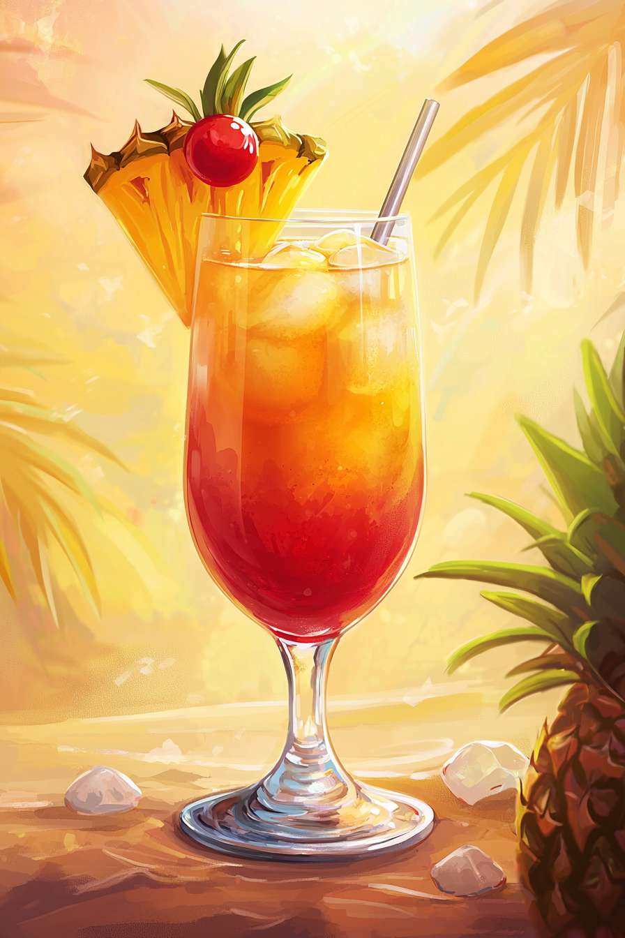 Rum Ting Cocktail