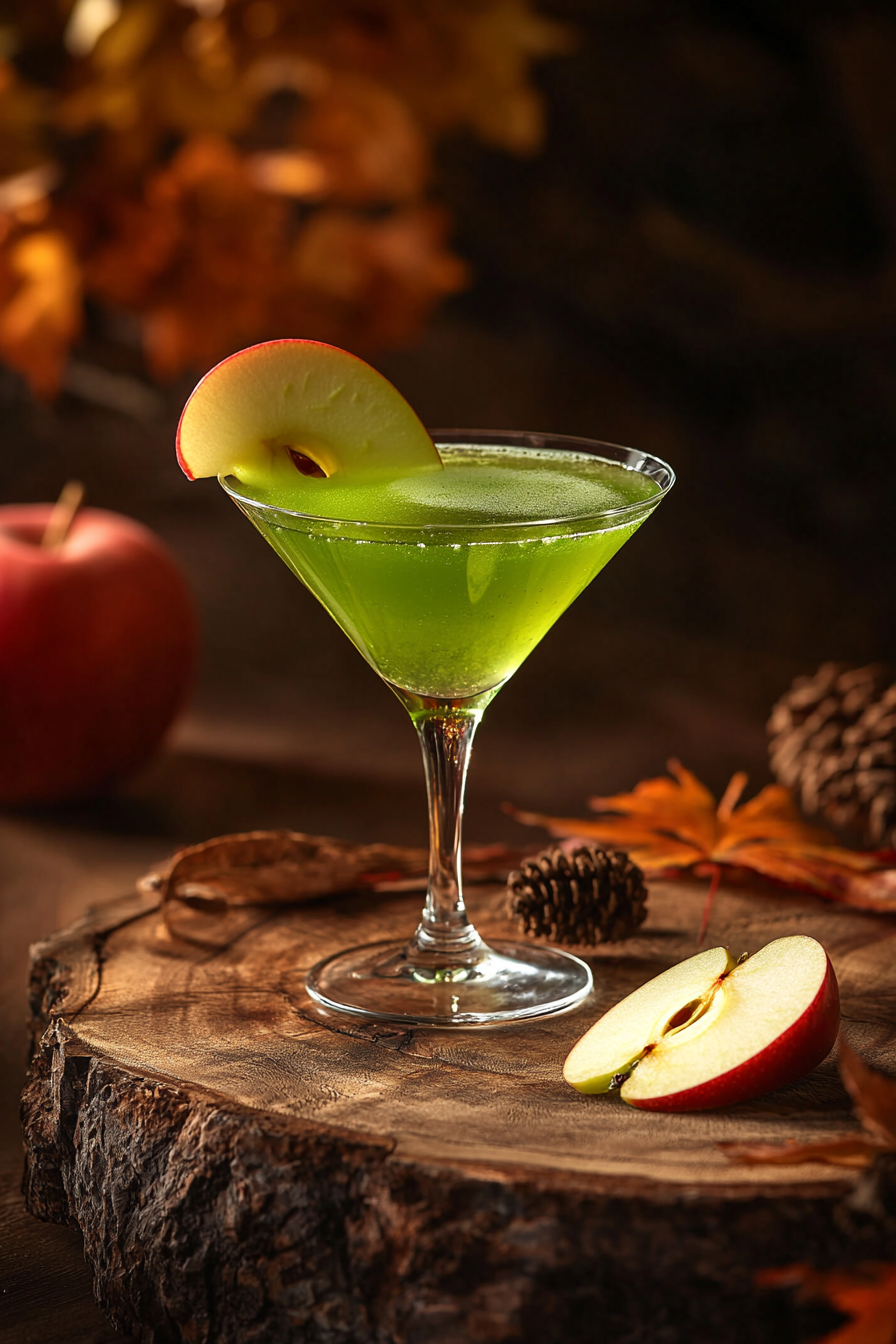 Vodka Sour Apple Martini