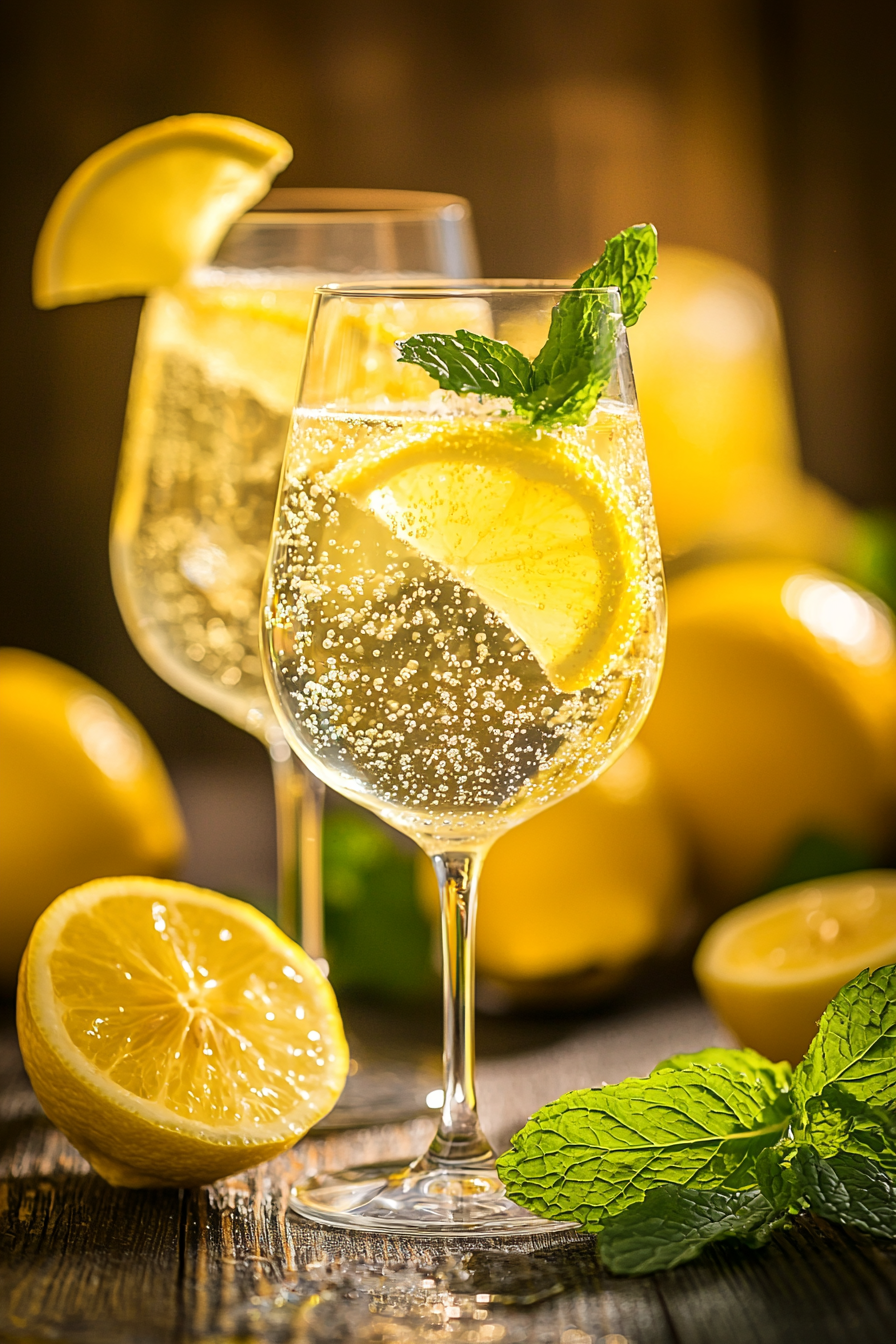 White Wine Spritzer Cocktail